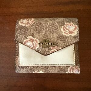 Coach Signature Rose Print- RARE!